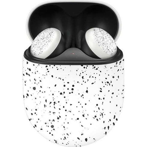 White Speckle Google Pixel Buds Skin